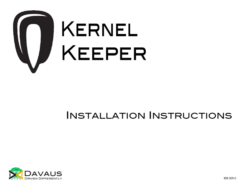 Kernel Keeper Installation Instructions
